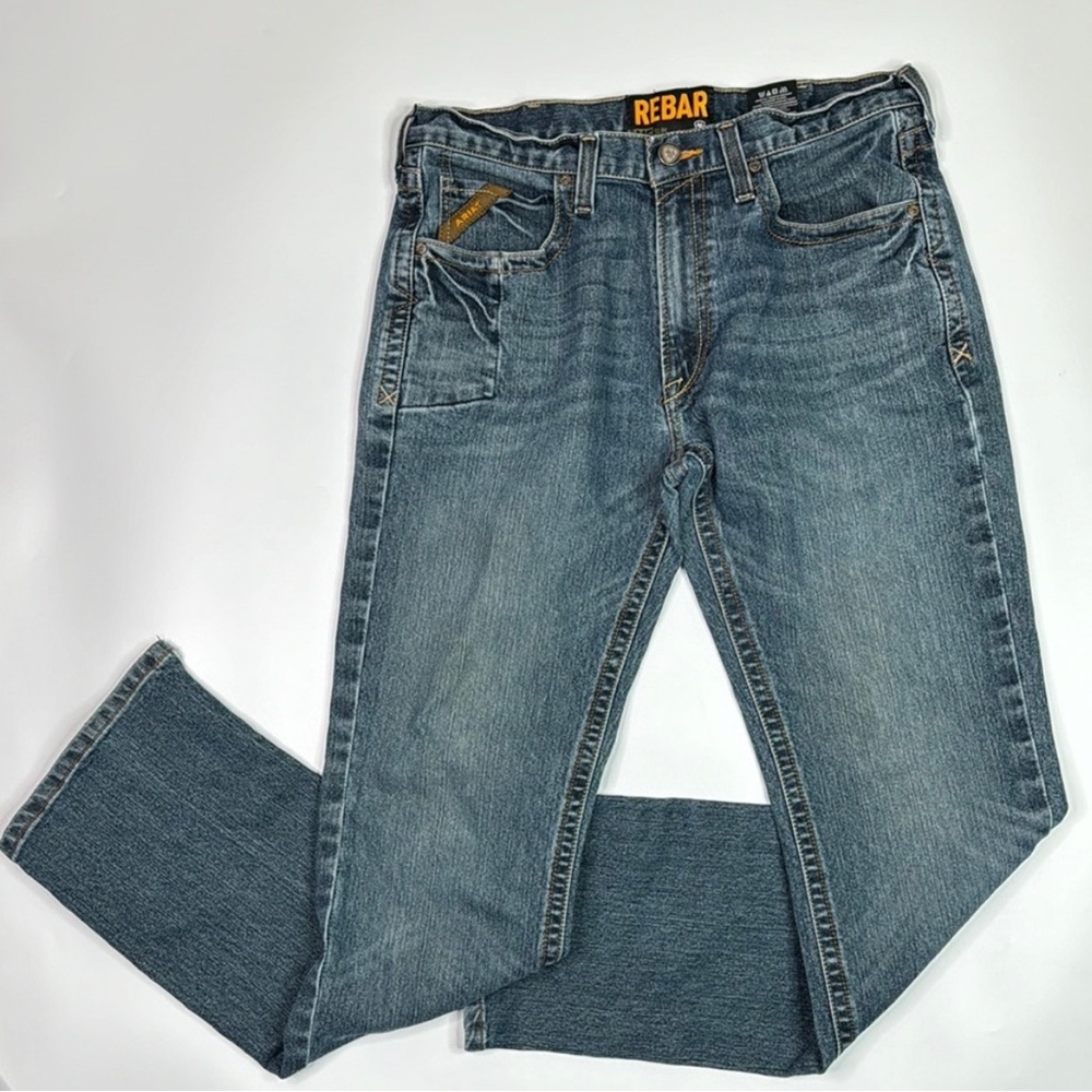 Ariat M5 Slim Straight Rebar Jeans Size 34x36
